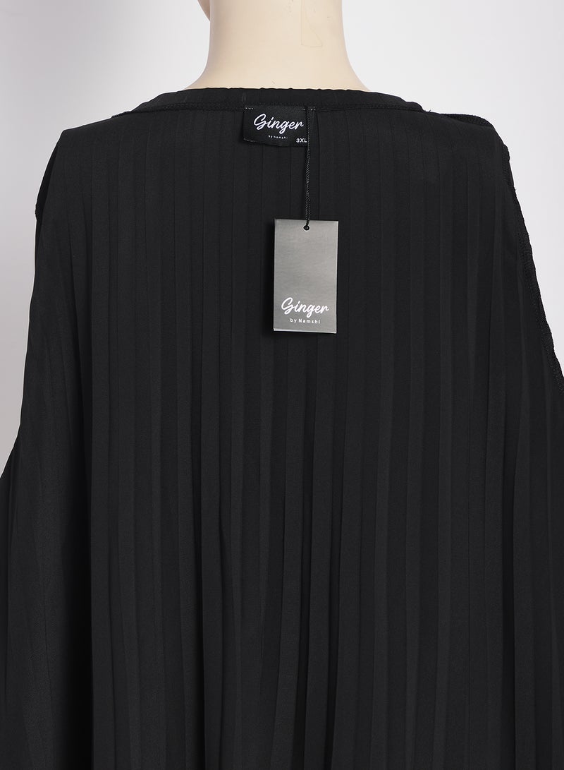 Ginger Plus Pleated Long Sleeve Blouse - Image 2