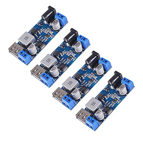 ACEIRMC 2pcs Buck Converter 12v to 5v 5A USB Voltage Regulator DC 9V-36V Step Down to DC 5V-5.3V 5.2V 3.5-6A Volt Transformer Power Supply Module for Phone Fast Charging (4pcs) - Image 1