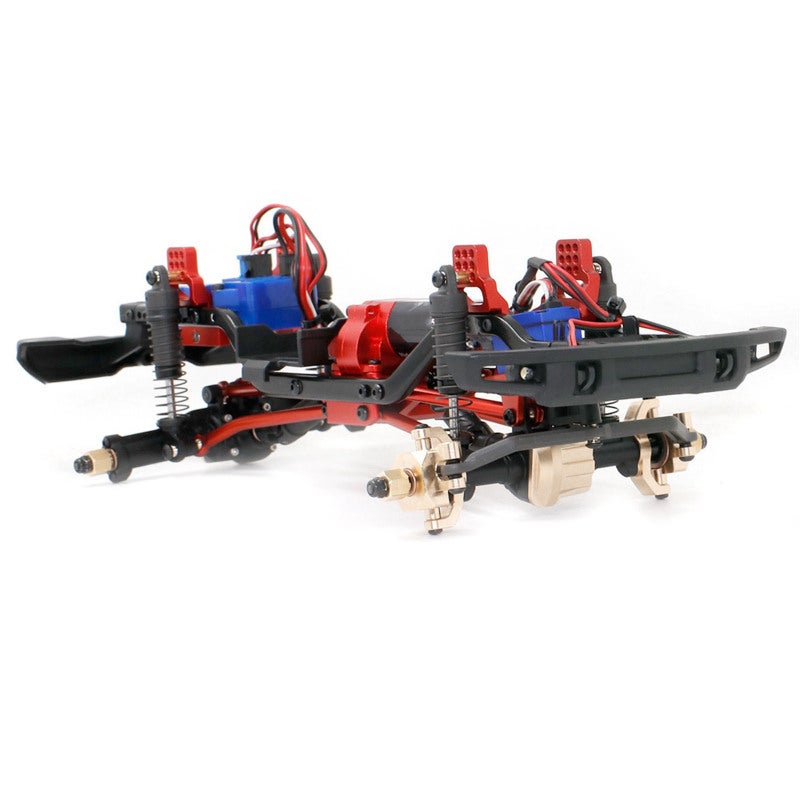 مبيت المحور الأمامي والخلفي، استبدال غطاء المحور النحاسي لسيارة تراكساس 1/18 TRX4M لاند روفر ديفندر فورد رامبيج، قطع ترقية للسيارة التي يتم التحكم بها عن بعد - Image 3