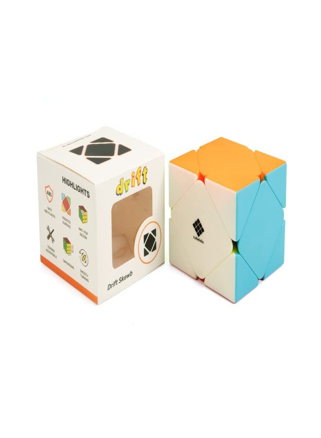 Cubelelo Drift Skewb Stickerless Speedcube Puzzle for Kids & Adults | Fast & Smooth Stress Buster | Brain-Boosting Challenge for Kids and Adults (Multicolour) - Image 5