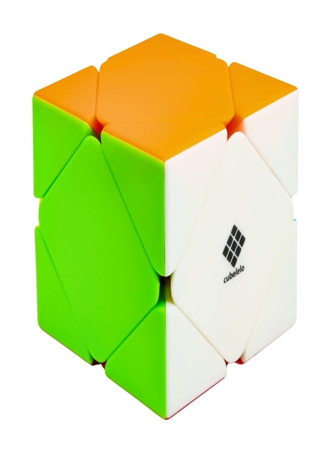 Cubelelo Drift Skewb Stickerless Speedcube Puzzle for Kids & Adults | Fast & Smooth Stress Buster | Brain-Boosting Challenge for Kids and Adults (Multicolour) - Image 1