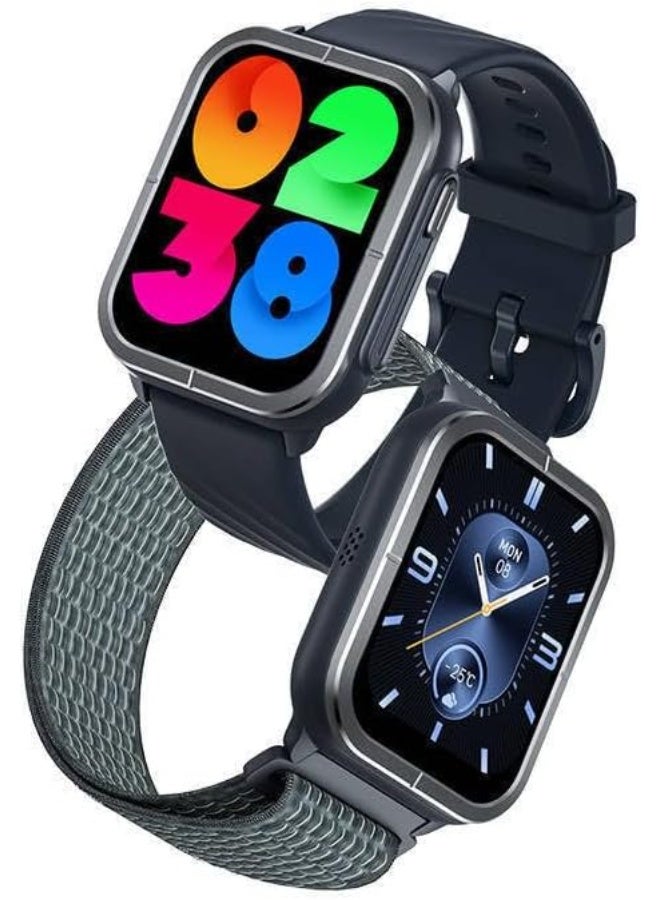 Mibro Smart Watch C3 (Black) - 1.85" HD Display, Bluetooth Calling, 10 Day Battery Life, 2ATM Waterproof, 70 Sports Modes, Heart Rate Monitoring, Frame Rate of 60fps, XPAW014 - Image 3