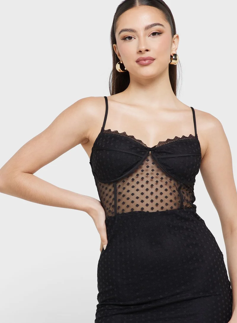 TFNC Lace Detail Dress