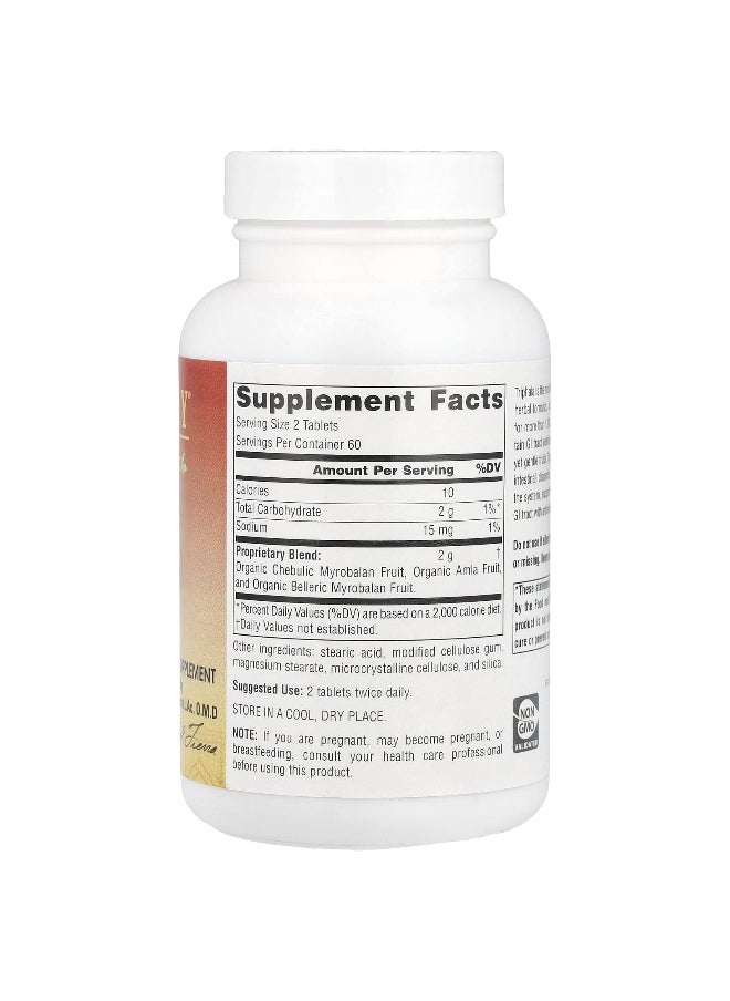 PLANETARY HERBALS Planetary Herbals, Ayurvedics, Triphala, 2,000 mg, 120 Tablets (1,000 mg Per Tablet)  - Image 2