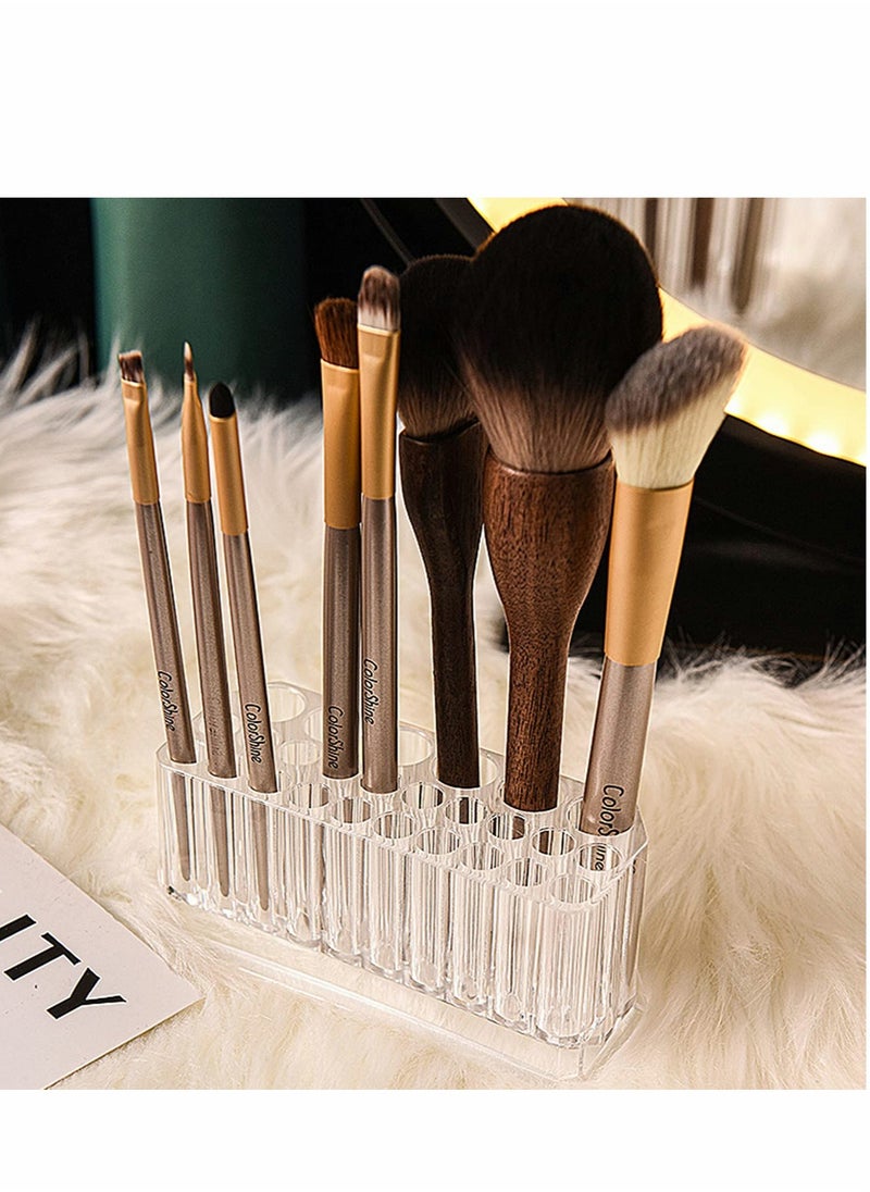 Generic Clear Acrylic Makeup Brush and Nail Polish Organizer for Beauty Storage and Display  - Image 4