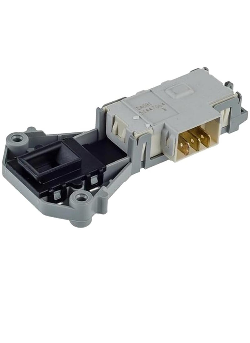 Generic Home – Electrocatch Door Lock Compatible with LG and Daewoo Washing Machines | Ref. 6601ER1005A - DA081043 | ABS Plastic and Metal | Grey and Black | 1 Unit  - Image 1