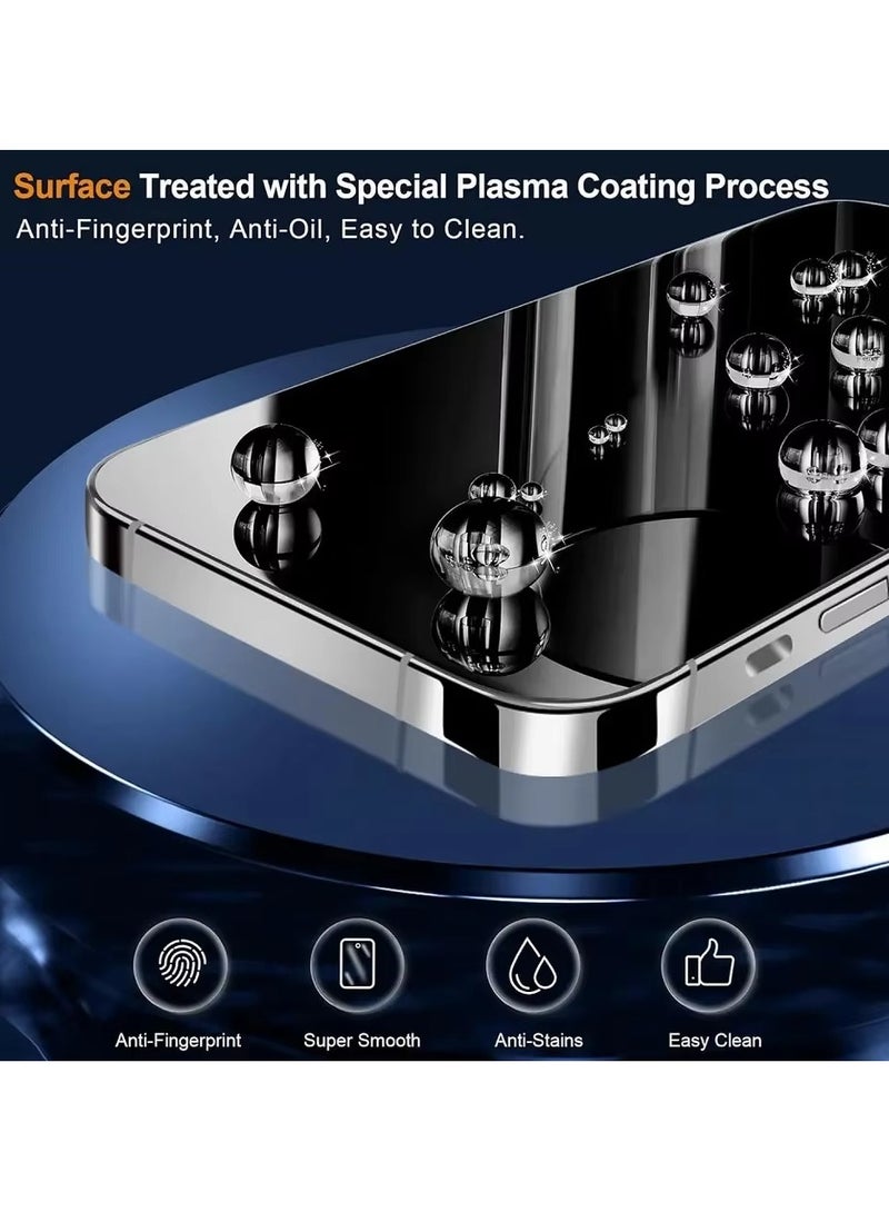 تي دبليو إي جي جي أو أن واقي شاشة iPhone 16 Pro Max، واقي شاشة من الزجاج المقوى لهاتف Apple iPhone 16 Pro Max مقاس 6.9 بوصة - Image 2