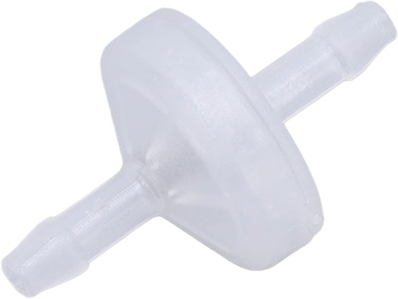 YWBL-WH 10PCS One Way Check Valve Plastic for Gas and Liquid Non Return Valve for Home Aquarium and Equipment (3mm translucent) - Image 2