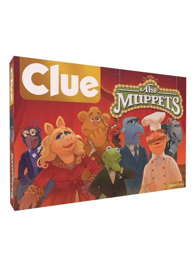 USAopoly CLUE: المابيتس، لعبة لوحية كلاسيكية، حل اللغز في مسرح المابيت مع كيرميت، فوزي، والمزيد، اكتشف من، وأين، وما هي السلاح المستخدم، منتجات المابيتس المرخصة رسمياً - Image 1