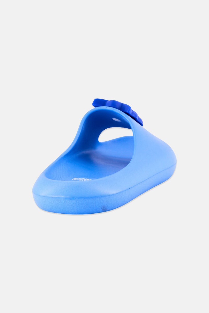 SONIC Kids Boy Sonic Slip On Slides, Blue - Image 2