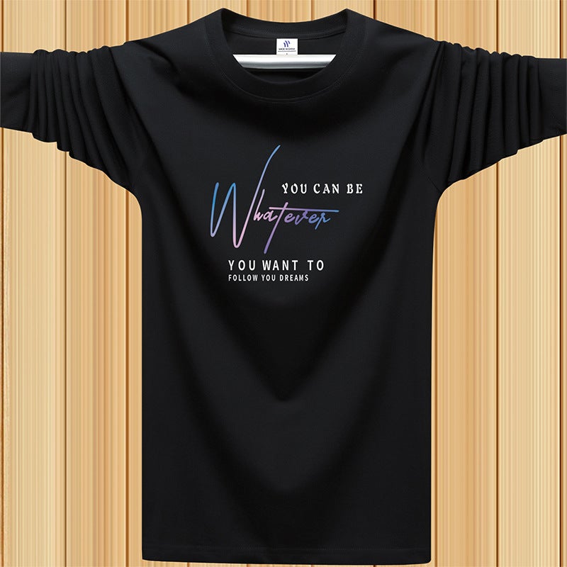 Long-Sleeved T-Shirt For Men, Autumn Clothing 2026 New Style, Inner Wear, Pure Cotton Base Shirt, Autumn Sweatshirt, Men'S Top, T-Shirt - Image 4