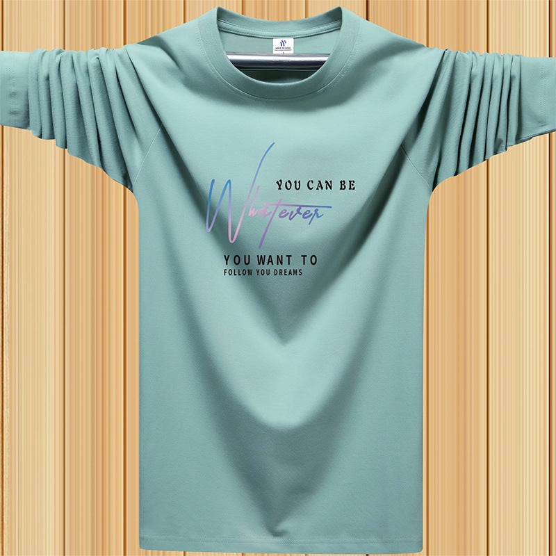 Long-Sleeved T-Shirt For Men, Autumn Clothing 2026 New Style, Inner Wear, Pure Cotton Base Shirt, Autumn Sweatshirt, Men'S Top, T-Shirt - Image 3