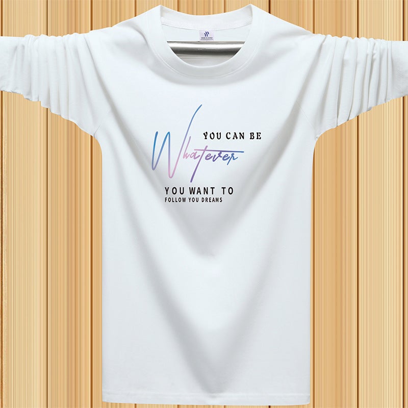 Long-Sleeved T-Shirt For Men, Autumn Clothing 2026 New Style, Inner Wear, Pure Cotton Base Shirt, Autumn Sweatshirt, Men'S Top, T-Shirt - Image 2