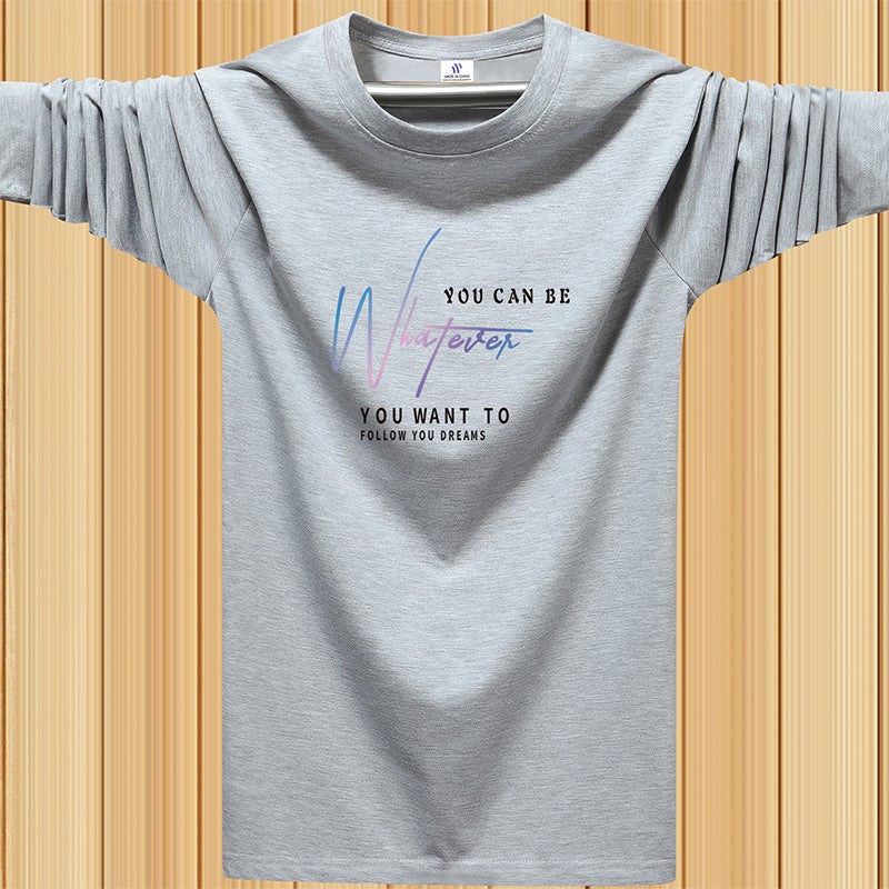 Long-Sleeved T-Shirt For Men, Autumn Clothing 2026 New Style, Inner Wear, Pure Cotton Base Shirt, Autumn Sweatshirt, Men'S Top, T-Shirt - Image 5