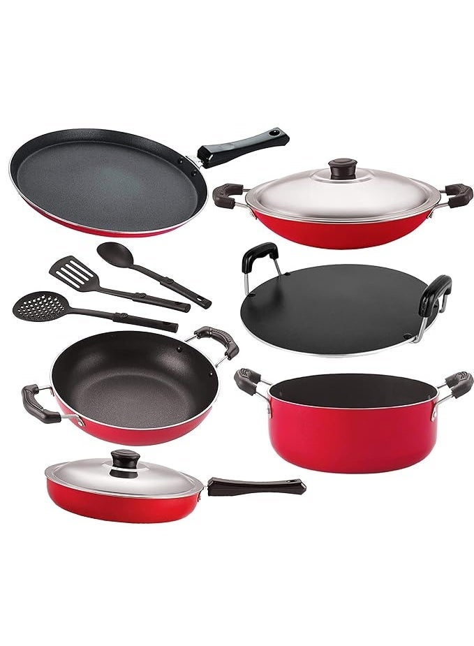 Nirlon Non-Stick Aluminium Cookware Set - Image 1