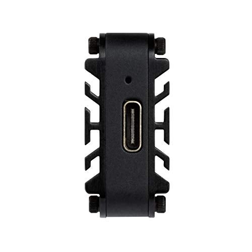 Silverstone MS12, 20Gbps SuperSpeed+ USB 3.2 Gen 2x2 Type-C to NVMe M.2 SSD Enclosure, Aluminum, Black, SST-MS12 - Image 5