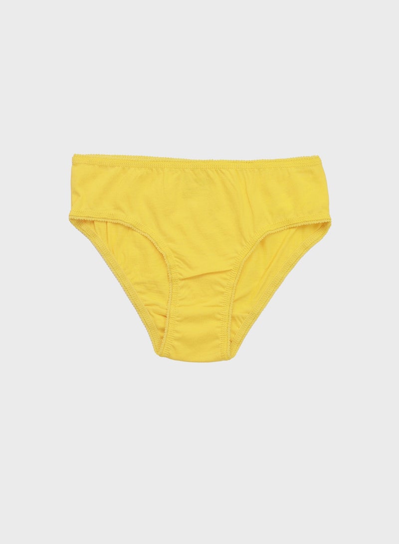 nuego Kids Girls Breathable Brief Pack of 3 Made of Pure Cotton Fabric - Image 4