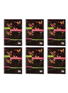 Psi 6-Piece A4 Size Soft Cover Spiral Notebook 70 Sheets  - Image 2