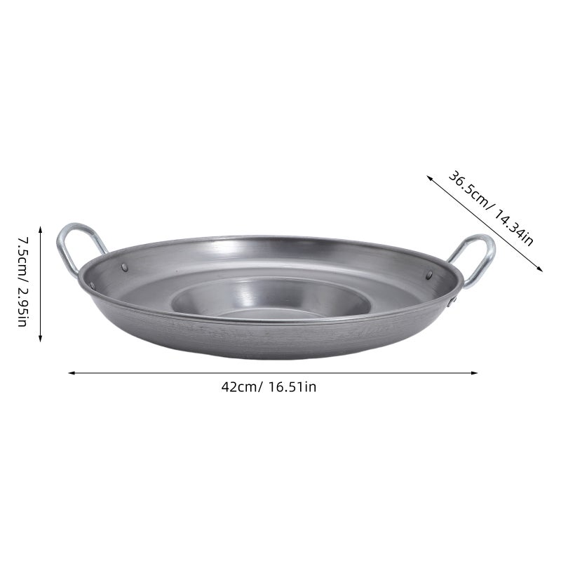 🍳 مقلاة حديدية مسطحة القاع غير لاصقة للطهي والقلي في المطبخ - Image 4