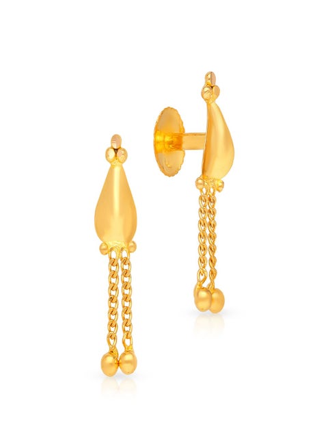 22KT 916 Gold Earrings for Girls ERKER10336
