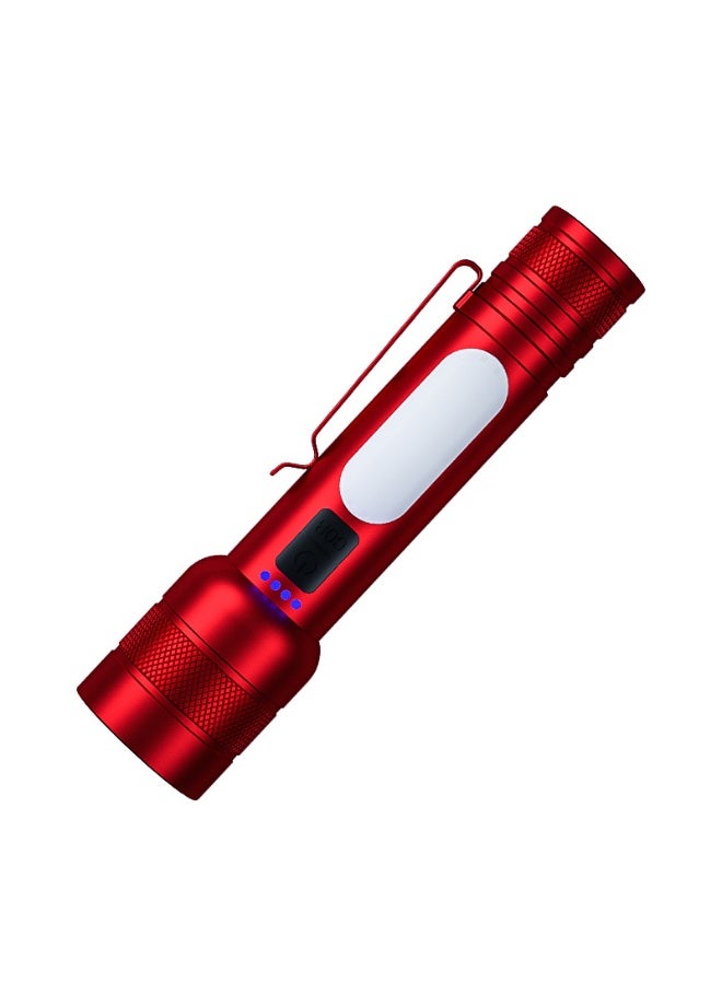 NIBEMINENT COB Lithium Battery Emergency Light - Multifunctional Zoom Flashlight
