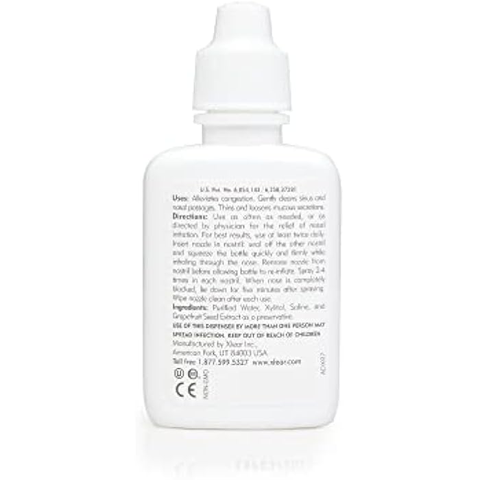 Xlear Natural Nasal Spray with Xylitol, 0.75 fl oz (Pack of 3) | Travel Size Gentle Formula for Daily Sinus Pressure Relief, Nasal Decongestant, Dry Nose Moisturizer, Sinus Rinse - Image 5