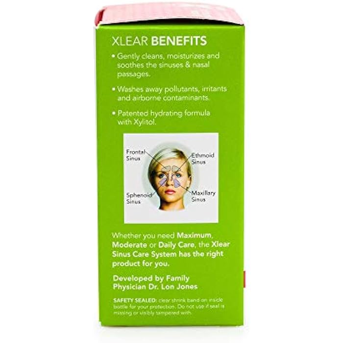 Xlear Natural Nasal Spray with Xylitol, 0.75 fl oz (Pack of 3) | Travel Size Gentle Formula for Daily Sinus Pressure Relief, Nasal Decongestant, Dry Nose Moisturizer, Sinus Rinse - Image 4