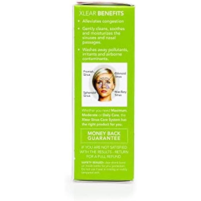 Xlear Natural Nasal Spray with Xylitol, 0.75 fl oz (Pack of 3) | Travel Size Gentle Formula for Daily Sinus Pressure Relief, Nasal Decongestant, Dry Nose Moisturizer, Sinus Rinse - Image 3