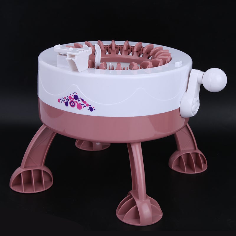 DIY Plastic Hand Knitting Sewing Machine Children Weaving Toy Tool Accessories(22 needles) - Image 4