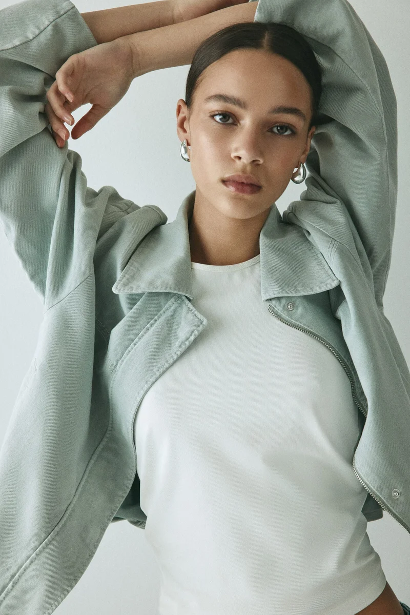 H&M Collared bomber jacket