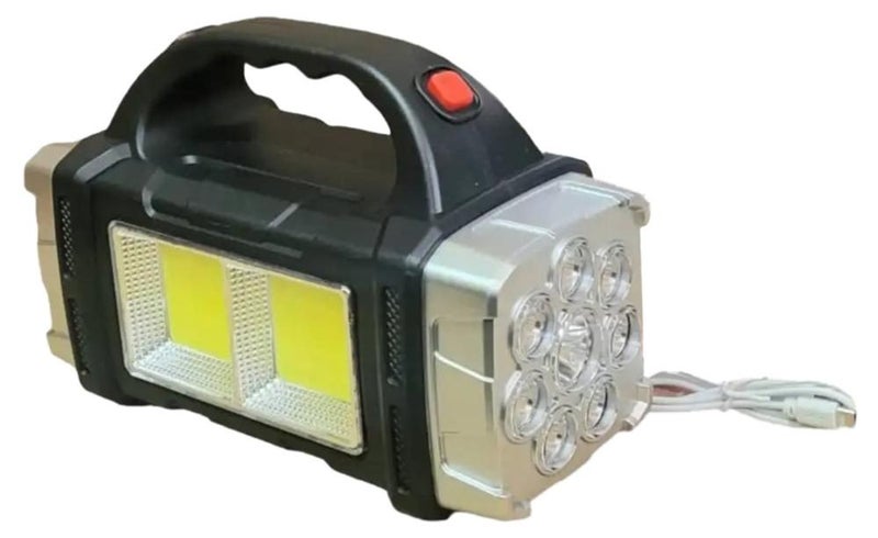 hurry bolt Emergency Light Rechargeable Multifunctional Solar Powered Searchlight- HB1678 - Image 1