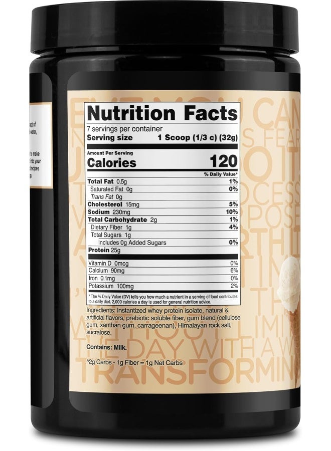 TransformHQ بروتين مصل اللبن المعزول من TransformHQ بنكهة الفانيليا 7 حصص - مسحوق بروتين للأداء - Image 4