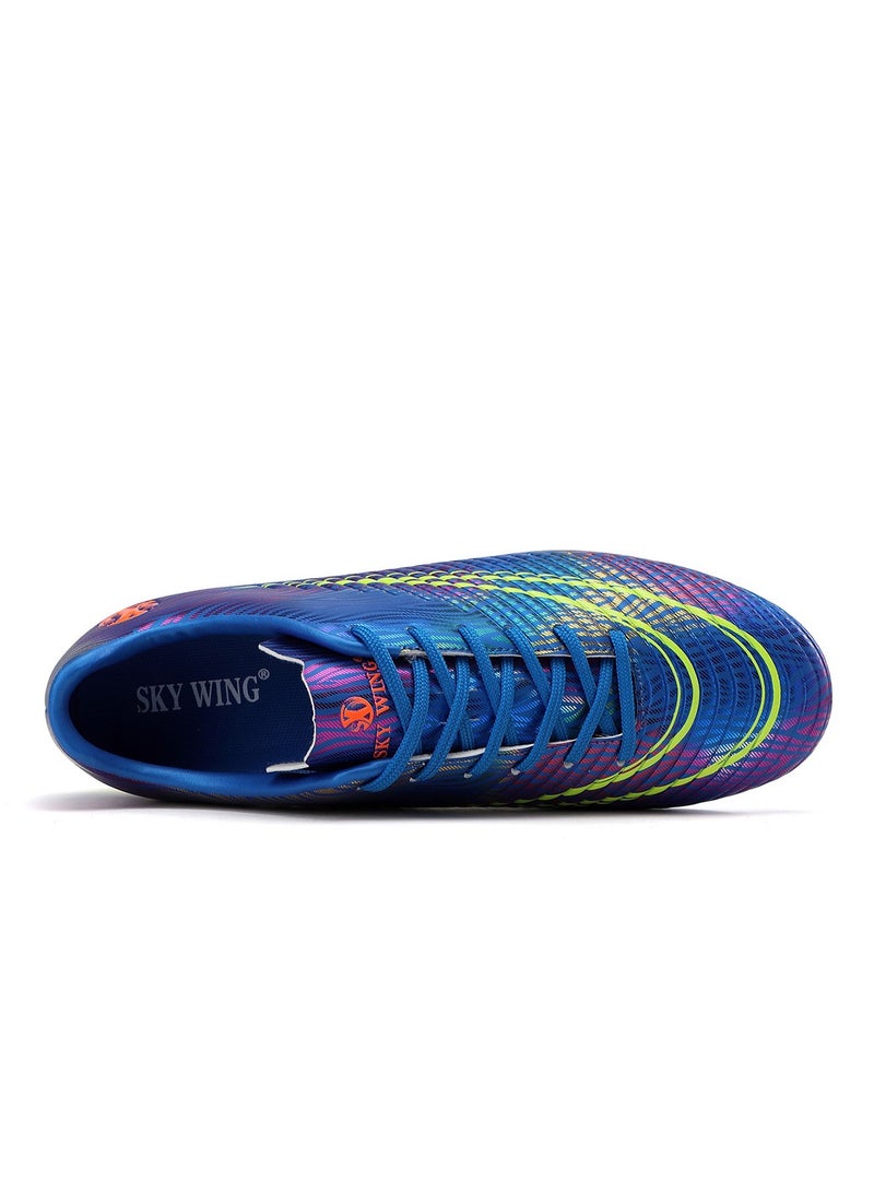 SKY WING SKY WING Men's Soccer Shoes Cleats Professional High-Top Breathable Athletic Football Boots Sneakers for Outdoor Indoor  - Image 5