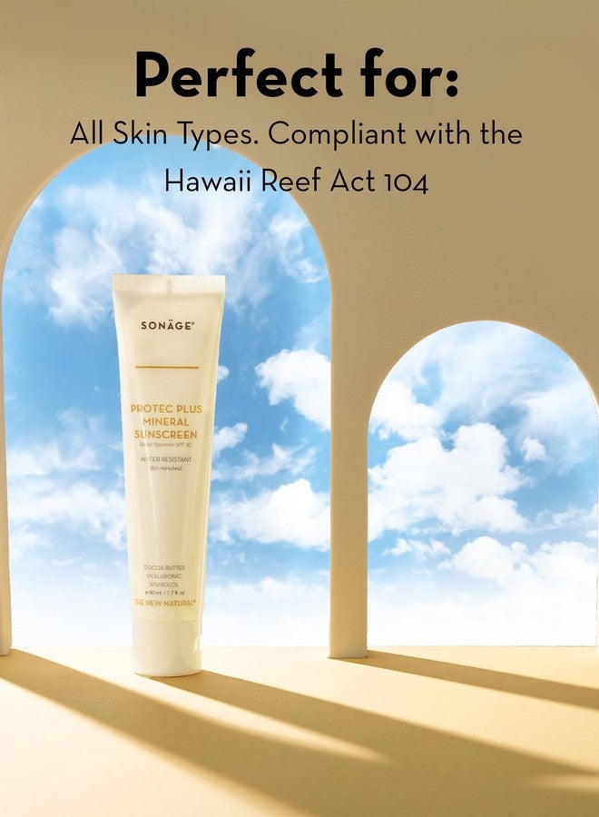 Sonage Protec Plus Mineral Sunscreen: Lightweight, Non-Greasy SPF 30 Face Sunscreen with Zinc Oxide | Natural & Reef-Safe - Image 5