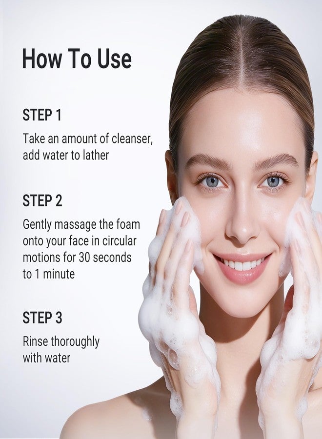 دكتور ليو غسول الوجه الرغوي بحمض الساليسيليك من دكتور ليو، مناسب للبشرة الدهنية والمختلطة والمعرضة لحب الشباب | 8 أحماض أمينية، لطيف وغير مهيج، تنظيف عميق ثلاثي المفعول بجل الكريستال، يتحكم في إفراز الزيوت، يمنع ظهور البثور، 2.7 أونصة - Image 5