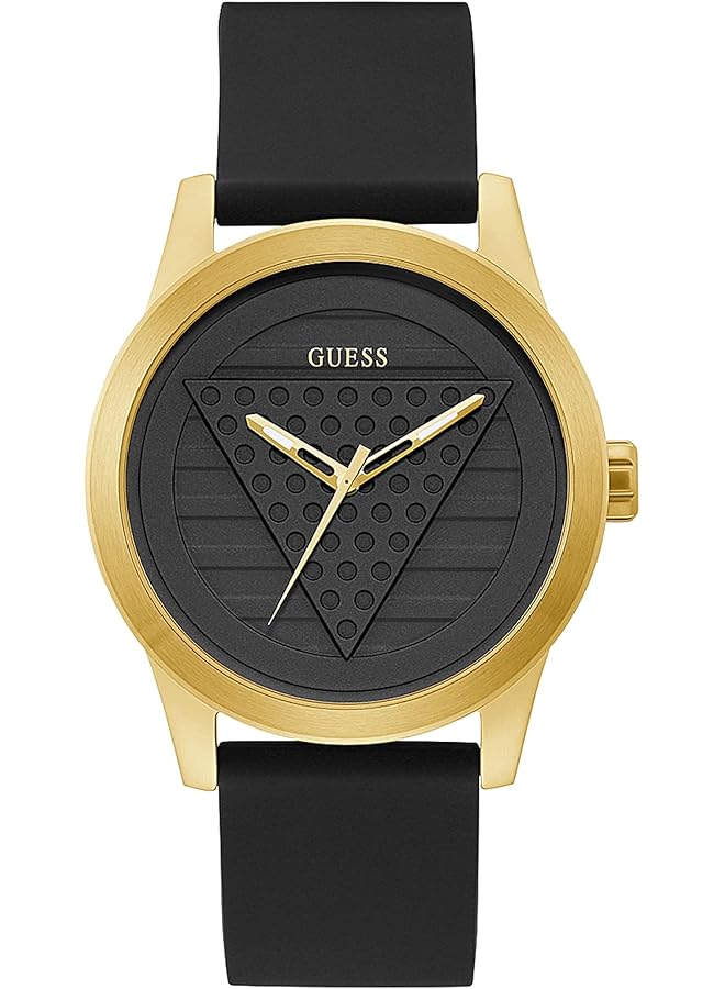 جس ساعة كوارتز تناظرية للرجال بحزام سيليكون Gw0200G1 - Image 1