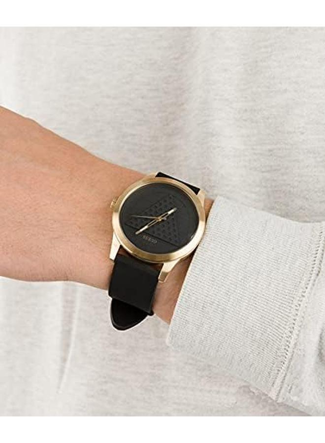 جس ساعة كوارتز تناظرية للرجال بحزام سيليكون Gw0200G1 - Image 4