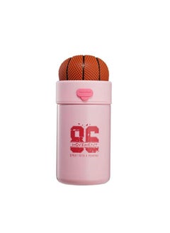 StarAndDaisy StarAndDaisy Smart Kids School Water Bottle SUS Insulated Thermos (Basketball-Pink)  - Image 1