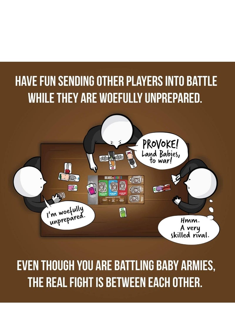Exploding Kittens LLC - Bears vs Babies by Exploding Kittens - A Monster-Building Card Game - Family-Friendly Party Games - Card Games For Adults, Teens & Kids - Image 1