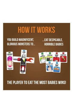 إكسبلودنج كيتنس أل أل سي Bears vs Babies by Exploding Kittens - لعبة بطاقات Monster-Building - ألعاب حفلات مناسبة للعائلة - ألعاب بطاقات للبالغين والمراهقين والأطفال  - Image 5