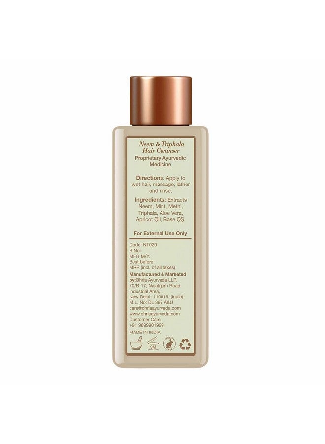 OHRIA Ayurveda Neem & Triphala Hair Cleanser Paraben Free Silicon Free & Sulphate Free 50Ml - Image 2