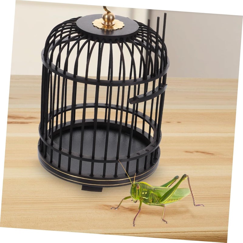 POPETPOP Cage Storage Holder for Insects Handmade Observation Cage with Smooth Surface for Nature Lovers for Keeping Crickets Other Small Creatures - Image 3