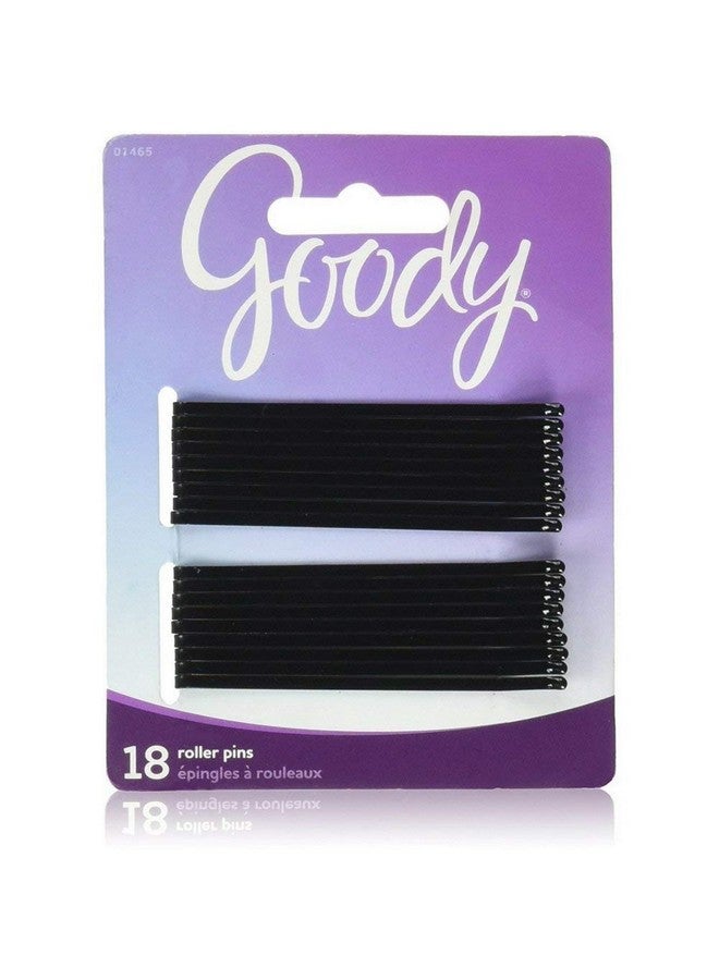 Goody Black Roller Pins (3 inches 18 each) ([2-Pack of 18)