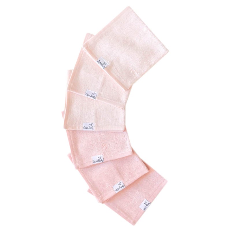 Copper Pearl 6 Ultra Soft Baby Bath Washcloths Premium Large Soft Piper 11 x 11 Towels