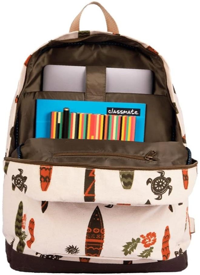 earthsave Casual Cotton Backpack for Boys & Girls| Water Resistant Laptop Backpack for Office, School and  College  - Image 3