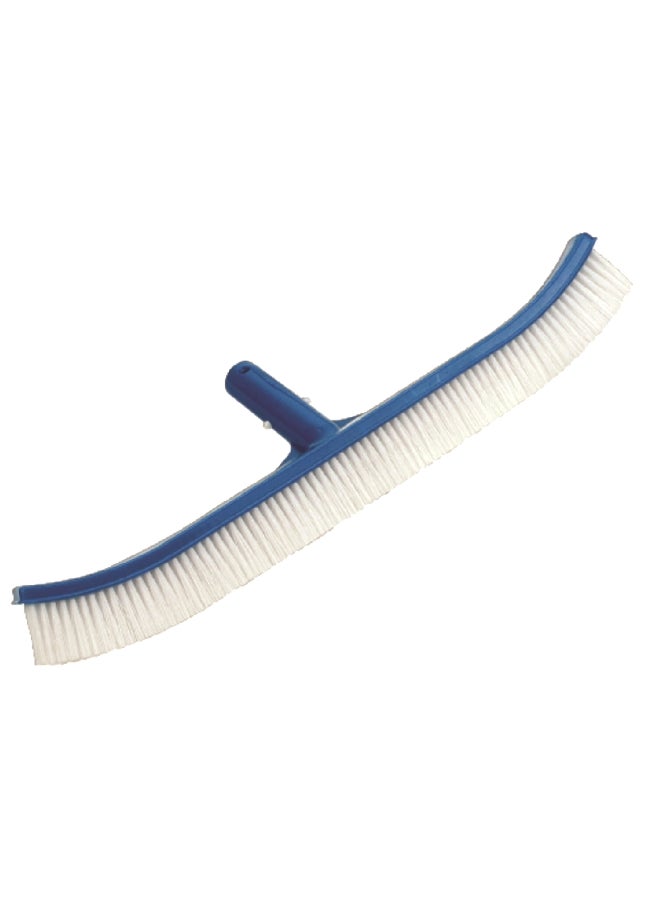 ACE Durable High Quality Curved Pool Brush Blue and White 18Inch 8998244 