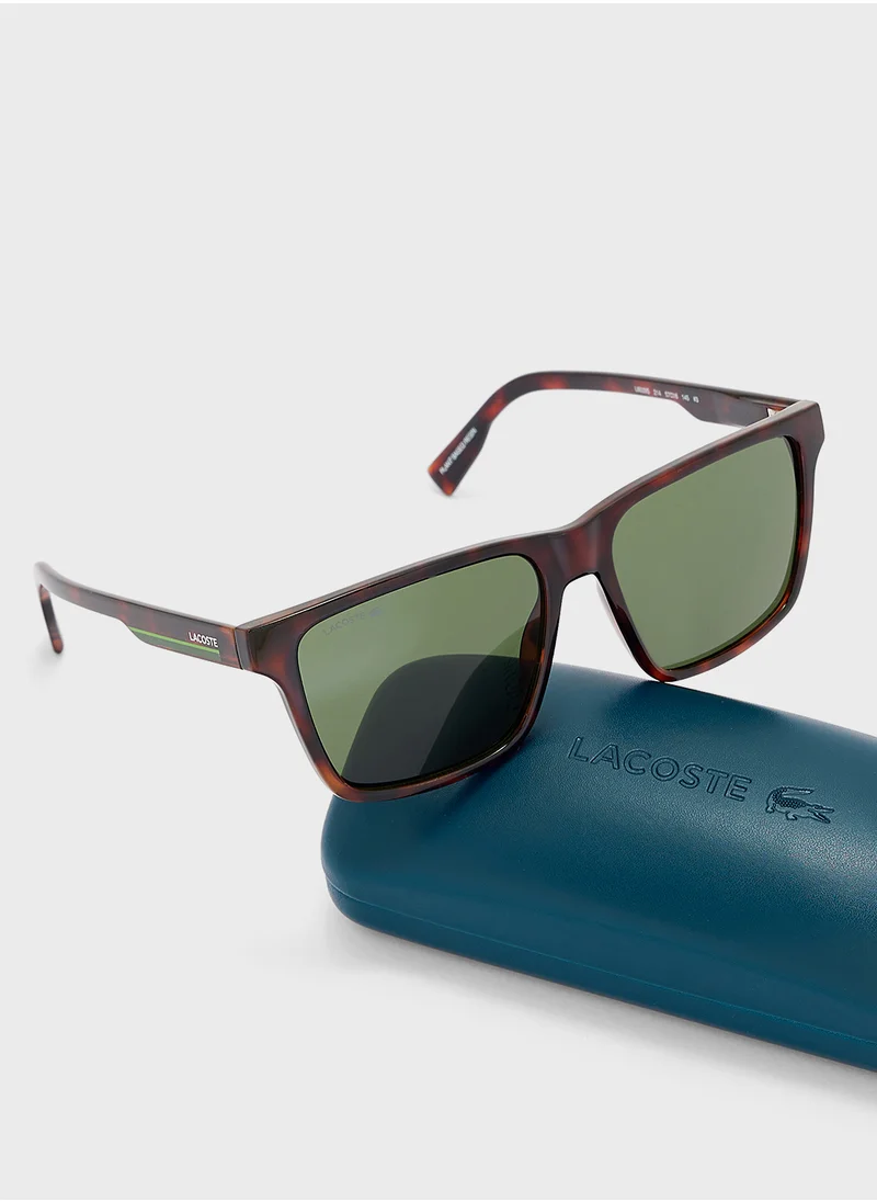 لاكوست Modified Rectangle Sunglasses L6039S