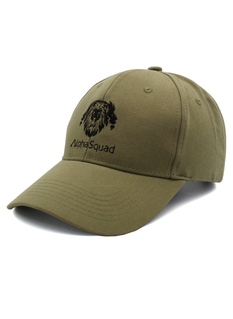 AlphaSquad AlphaSquad Baseball Cap Unisex Adjustable Size for Sports, Running, Gym Workouts and Outdoor Activities (Olive)  - Image 1