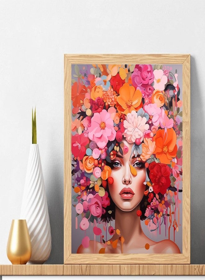 لوحة ناتويالو للرسم بالأرقام للمبتدئين من الكبار، مجموعة رسم بالأرقام للكبار على قماش مع فرش رسم، هدية مثالية، 16 بوصة عرض × 20 بوصة طول - Image 2