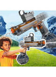 Yoawllty Automatic Manual Dual-mode Electric Water Toy-36 Feet(About 91.4 Meters), Powerful And Powerful Water Toy, Suitable for Summer Swimming Pool Toys, Suitable for Children and Adults(Gray)  - Image 2